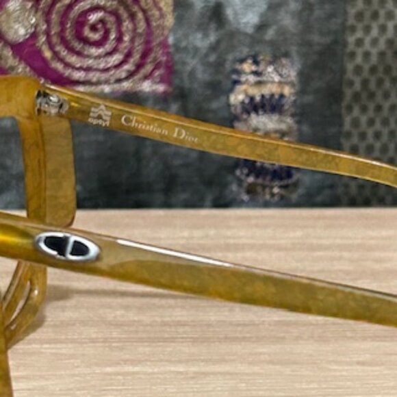 1970s Christian Dior 2026 80 Eye Glass Demo- Frames  (No lenses) Made in Germany - Picture 13 of 16